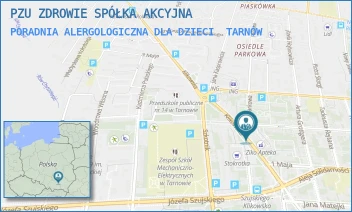 PORADNIA ALERGOLOGICZNA DLA DZIECI - PZU ZDROWIE SPÓŁKA AKCYJNA - UL. POLSKIEGO CZERWONEGO KRZYŻA 26,  TARNÓW