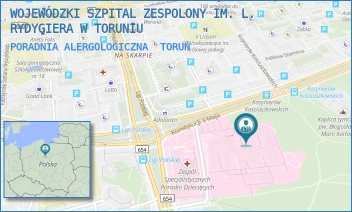 PORADNIA ALERGOLOGICZNA - WOJEWÓDZKI SZPITAL ZESPOLONY IM. L. RYDYGIERA W TORUNIU - KONSTYTUCJI 3 MAJA 42/-,  TORUŃ