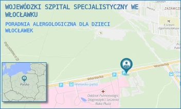 PORADNIA ALERGOLOGICZNA DLA DZIECI - WOJEWÓDZKI SZPITAL SPECJALISTYCZNY WE WŁOCŁAWKU - WIENIECKA 49,  WŁOCŁAWEK