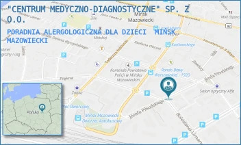 PORADNIA ALERGOLOGICZNA DLA DZIECI - "CENTRUM MEDYCZNO-DIAGNOSTYCZNE" SP. Z O.O. - PIŁSUDSKIEGO 42A,  MIŃSK MAZOWIECKI
