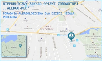 PORADNIA ALERGOLOGICZNA DLA DZIECI - NIEPUBLICZNY ZAKŁAD OPIEKI ZDROWOTNEJ ,,ALERGO-MED" - WARSZAWSKA 14,  BIAŁA PODLASKA