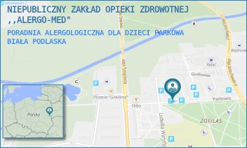 PORADNIA ALERGOLOGICZNA DLA DZIECI PARKOWA - NIEPUBLICZNY ZAKŁAD OPIEKI ZDROWOTNEJ ,,ALERGO-MED" - PARKOWA 11,  BIAŁA PODLASKA