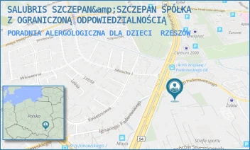 PORADNIA ALERGOLOGICZNA DLA DZIECI - SALUBRIS SZCZEPAN&amp;SZCZEPAN SPÓŁKA Z OGRANICZONĄ ODPOWIEDZIALNOŚCIĄ - UL. IGNACEGO PADEREWSKIEGO 98/B,  RZESZÓW