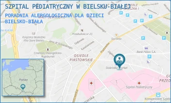 PORADNIA ALERGOLOGICZNA DLA DZIECI - SZPITAL PEDIATRYCZNY W BIELSKU-BIAŁEJ - UL. SOBIESKIEGO 83,  BIELSKO-BIAŁA