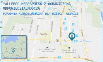 PORADNIA ALERGOLOGICZNA DLA DZIECI - "ALLERGO-MED"SPÓŁKA Z OGRANICZONĄ ODPOWIEDZIALNOŚCIĄ - UL. KILIŃSKIEGO 15,  GLIWICE