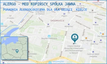 PORADNIA ALERGOLOGICZNA DLA DLA DZIECI - ALERGO - MED KOPIŃSCY SPÓŁKA JAWNA - MICKIEWICZA 4,  KIELCE