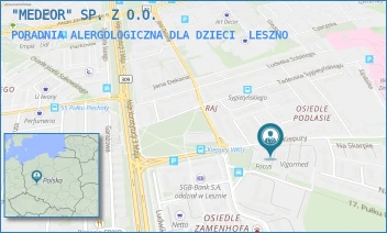 PORADNIA ALERGOLOGICZNA DLA DZIECI - "MEDEOR" SP. Z O.O. - JANA KIEPURY 10,  LESZNO